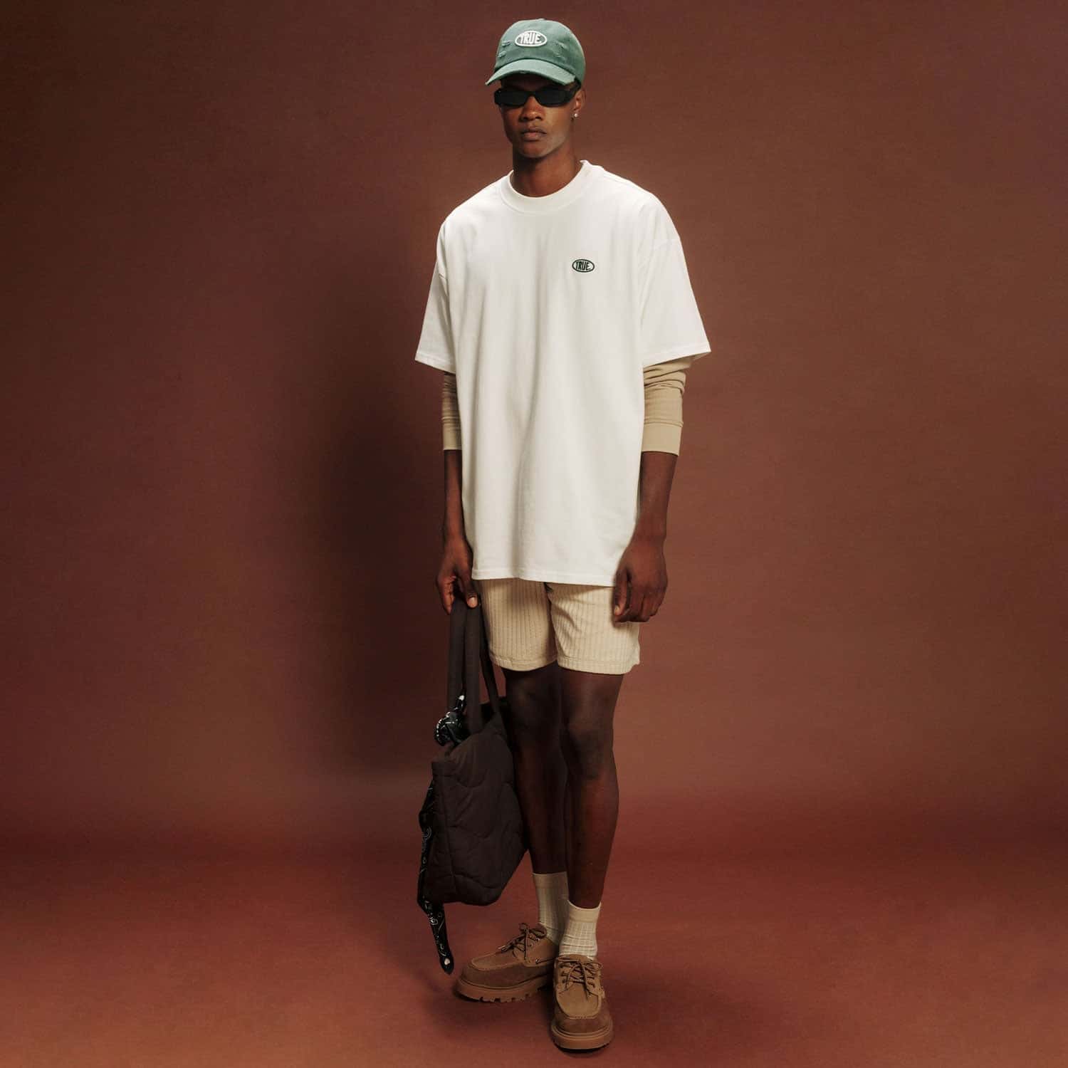 True Uniform Oversized T-Shirt - Cream - miniatura 4