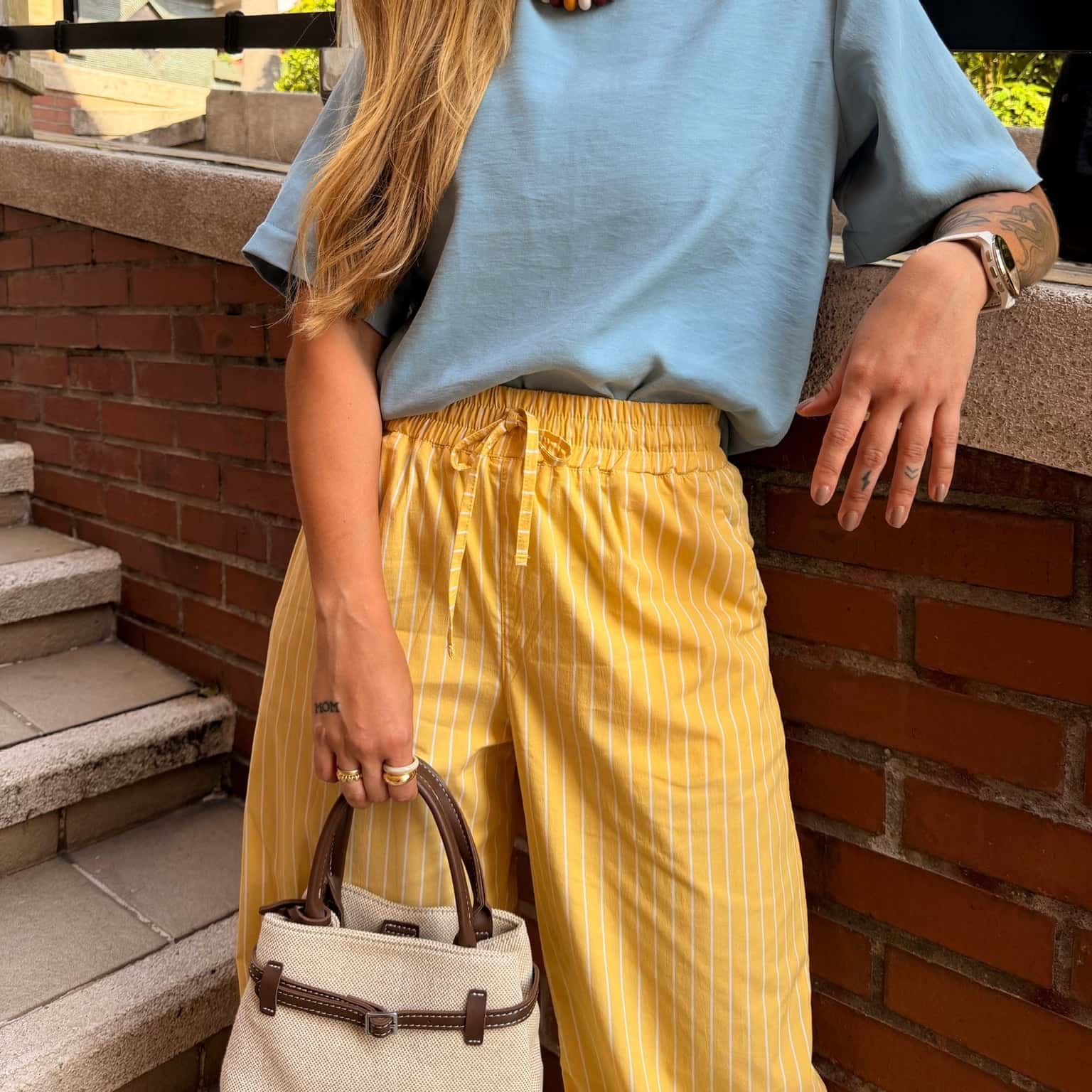 Pantalón Rayas Amarillo - miniatura 3