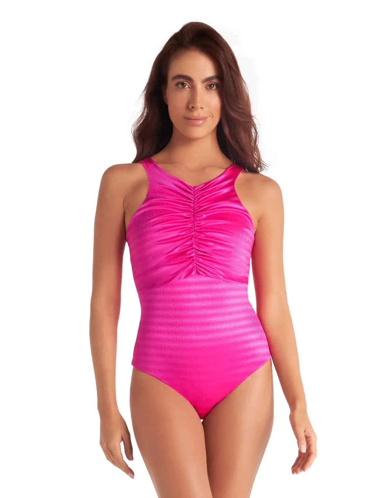 VESTIDO DE BAÑO ENTERO 43735 - BROCHE EN ESPALDA