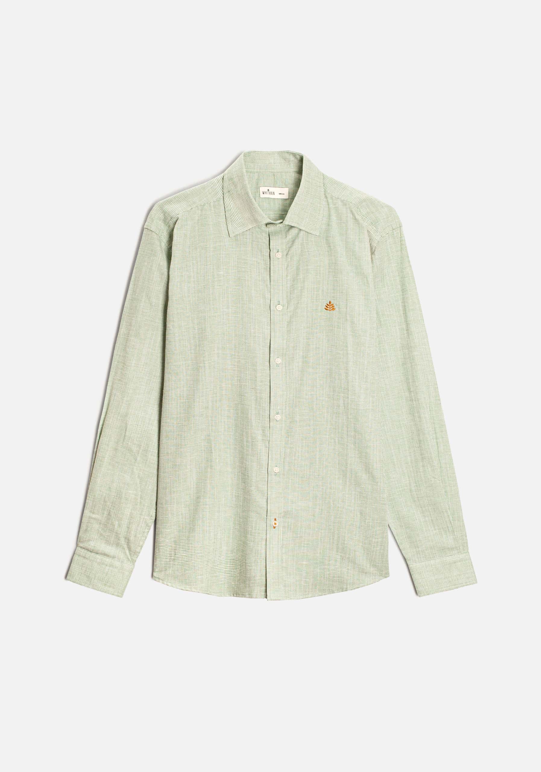 Camisa H CI Cuadros L-Ter Verde Med
