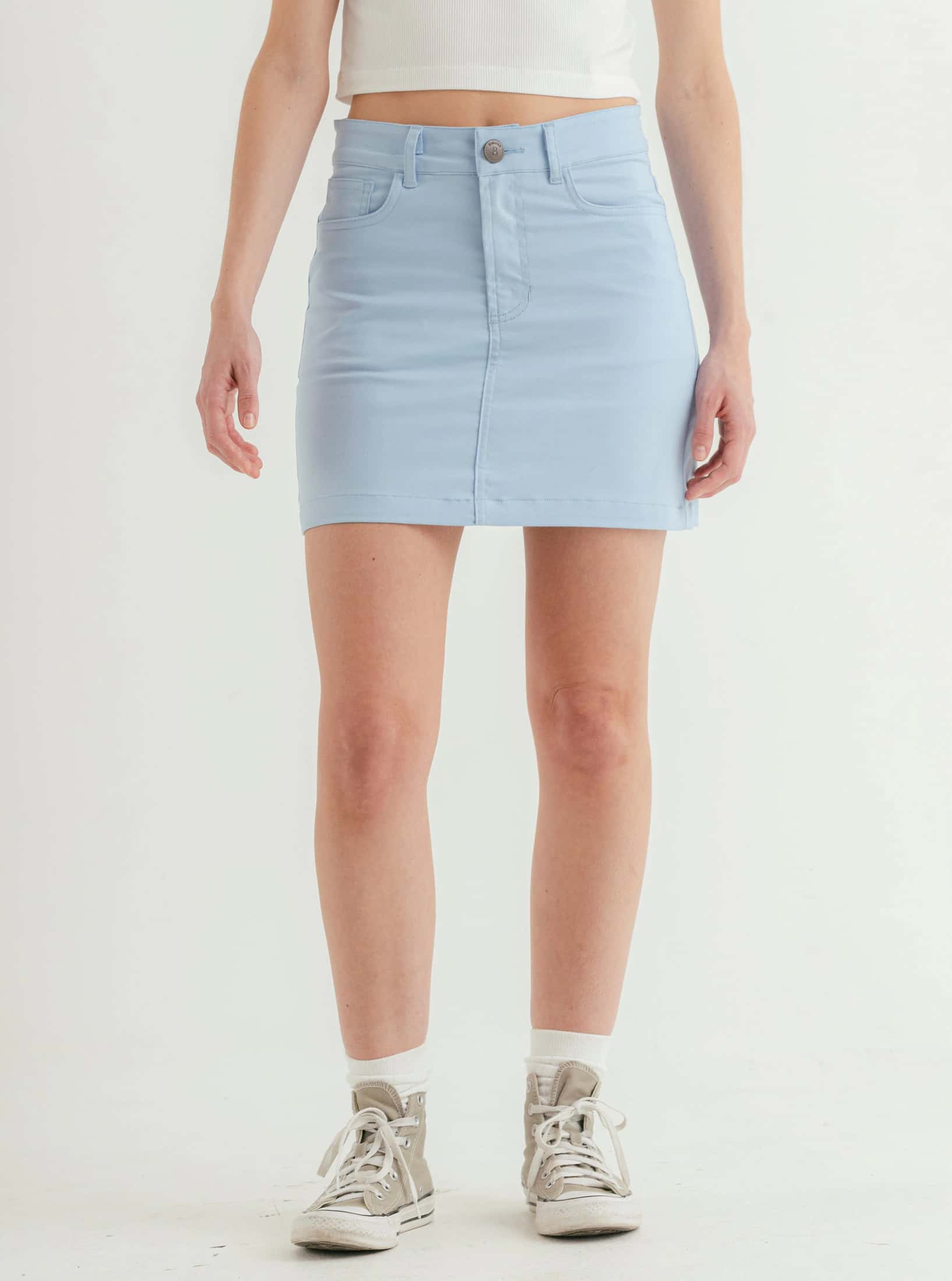 MINI FALDA CIELO