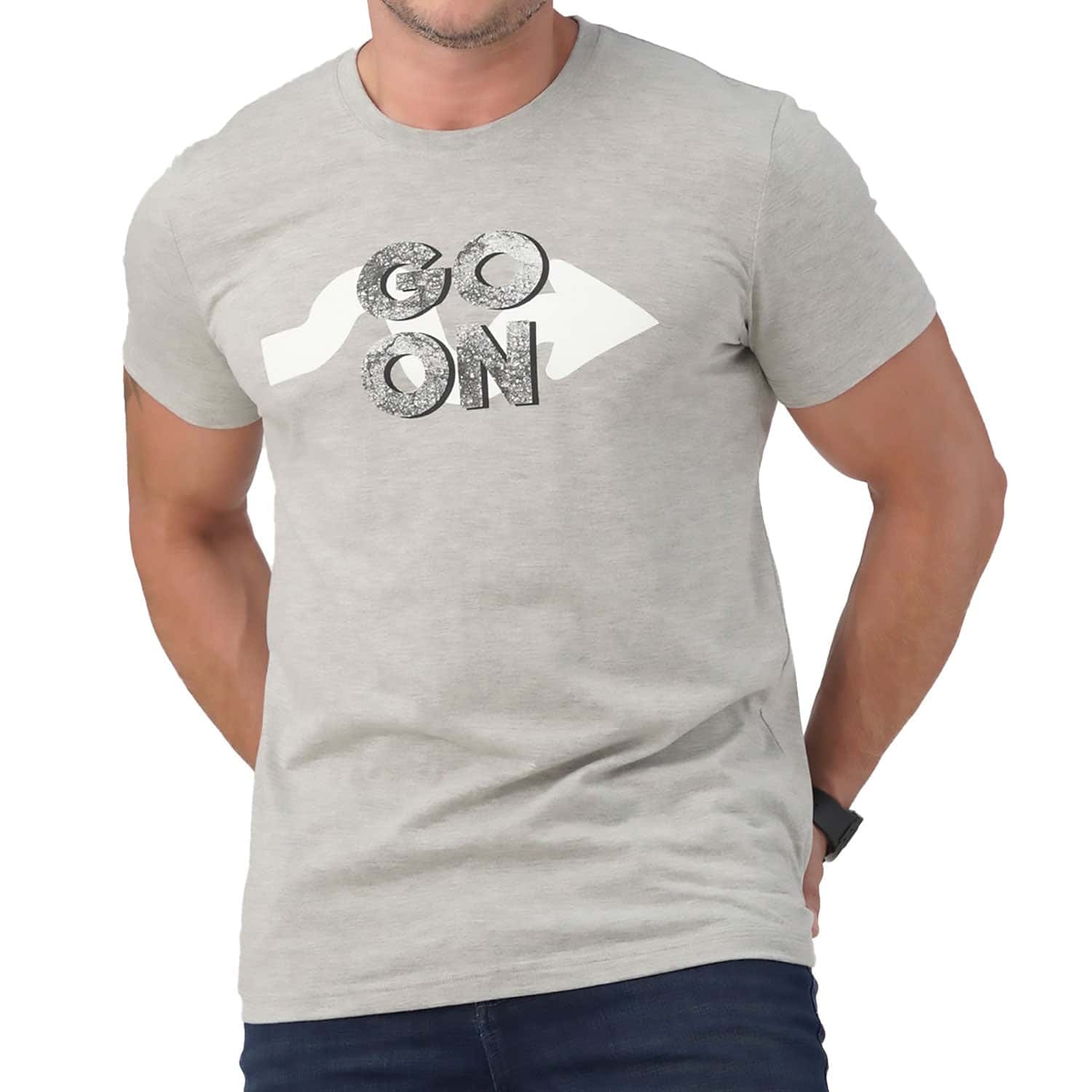 Camiseta Jeronimo Gris Croydon para Hombre