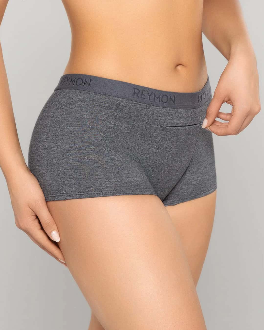 Boxer Femenino en Algodón con Bolsillo de Seguridad Ref. 8014-U - miniatura 6