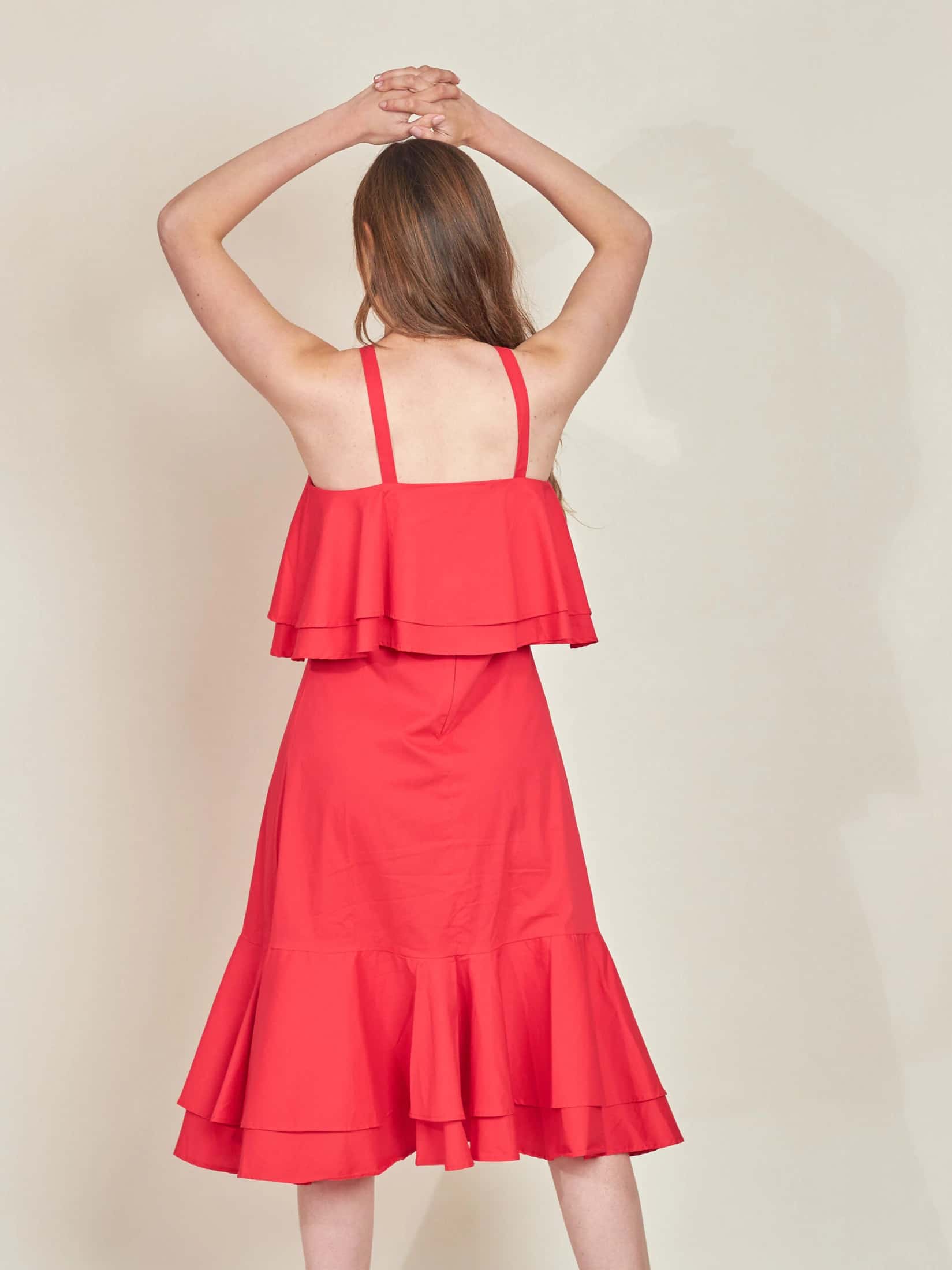 Vestido Canarias Rojo - miniatura 2