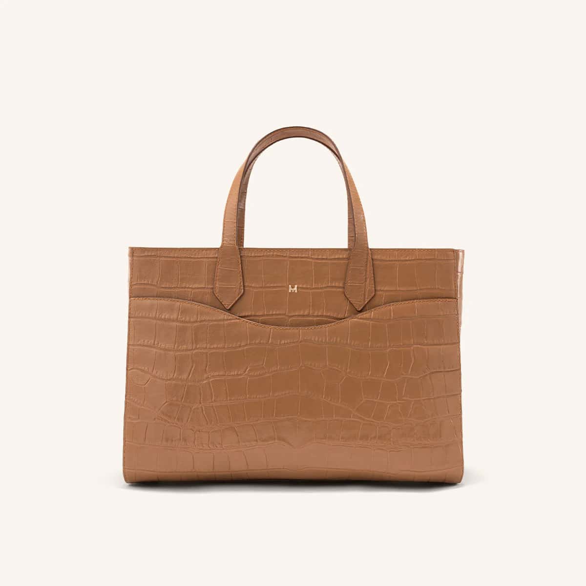Bolso De Mano Aura Caramelo Siena