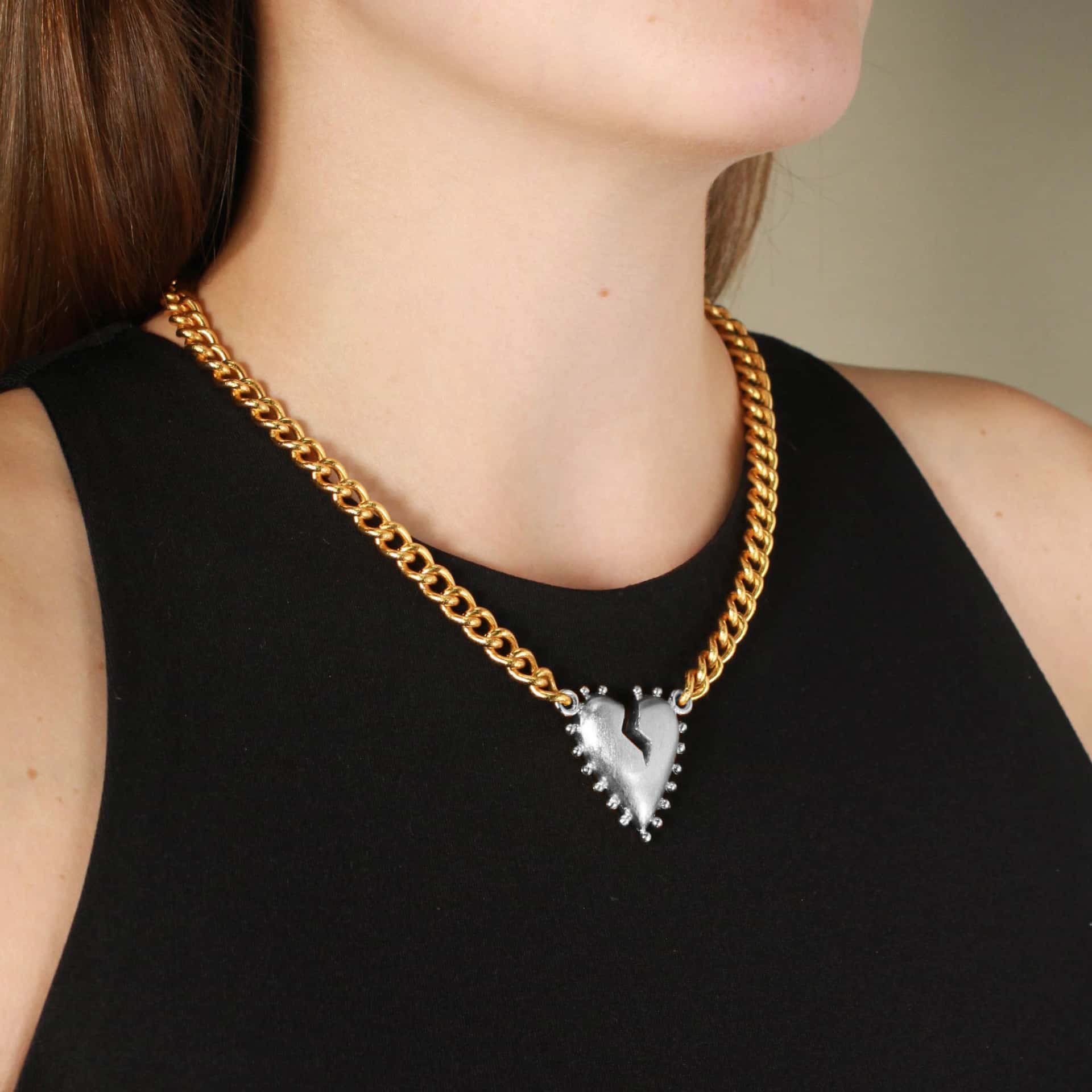 Choker CorazOFF Gold & Silver - miniatura 2