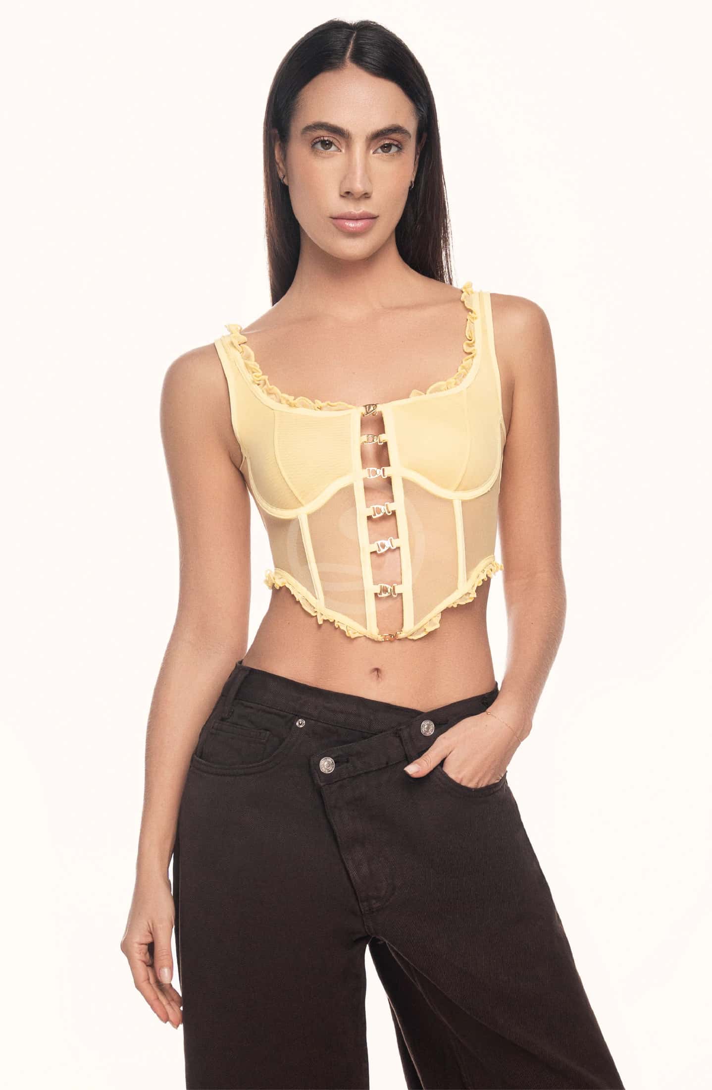 Corsé Silas Amarillo Santísimas Ref. S-606