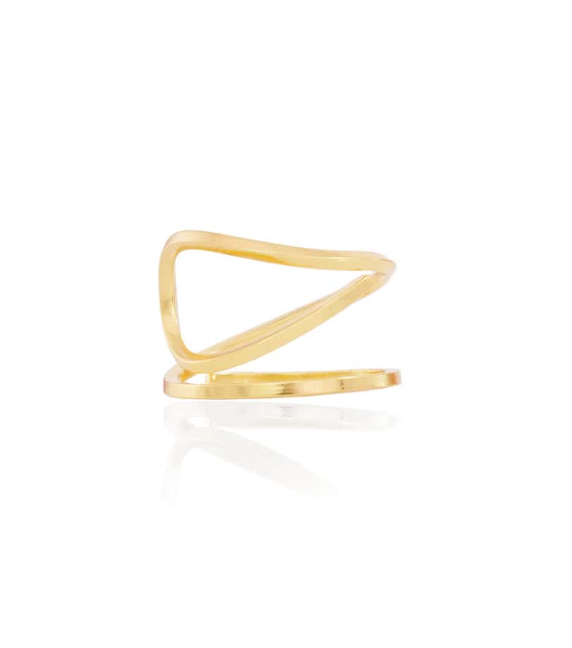 Anillo Profundo Dorado
