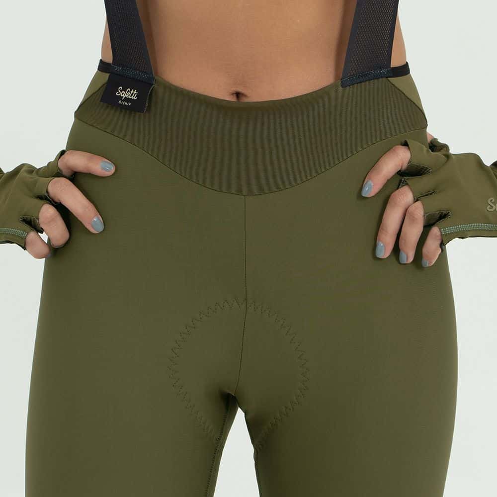PANTALONETA CICLISMO TOSCANA 2.0 + OLIVA PARA MUJER - miniatura 5