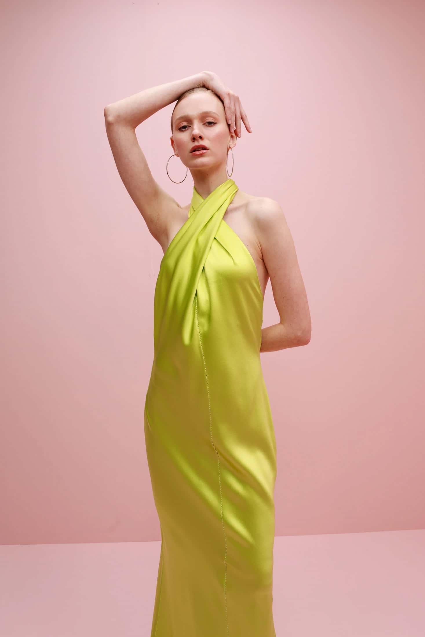 Olivia Embroidered Silk Dress - miniatura 3