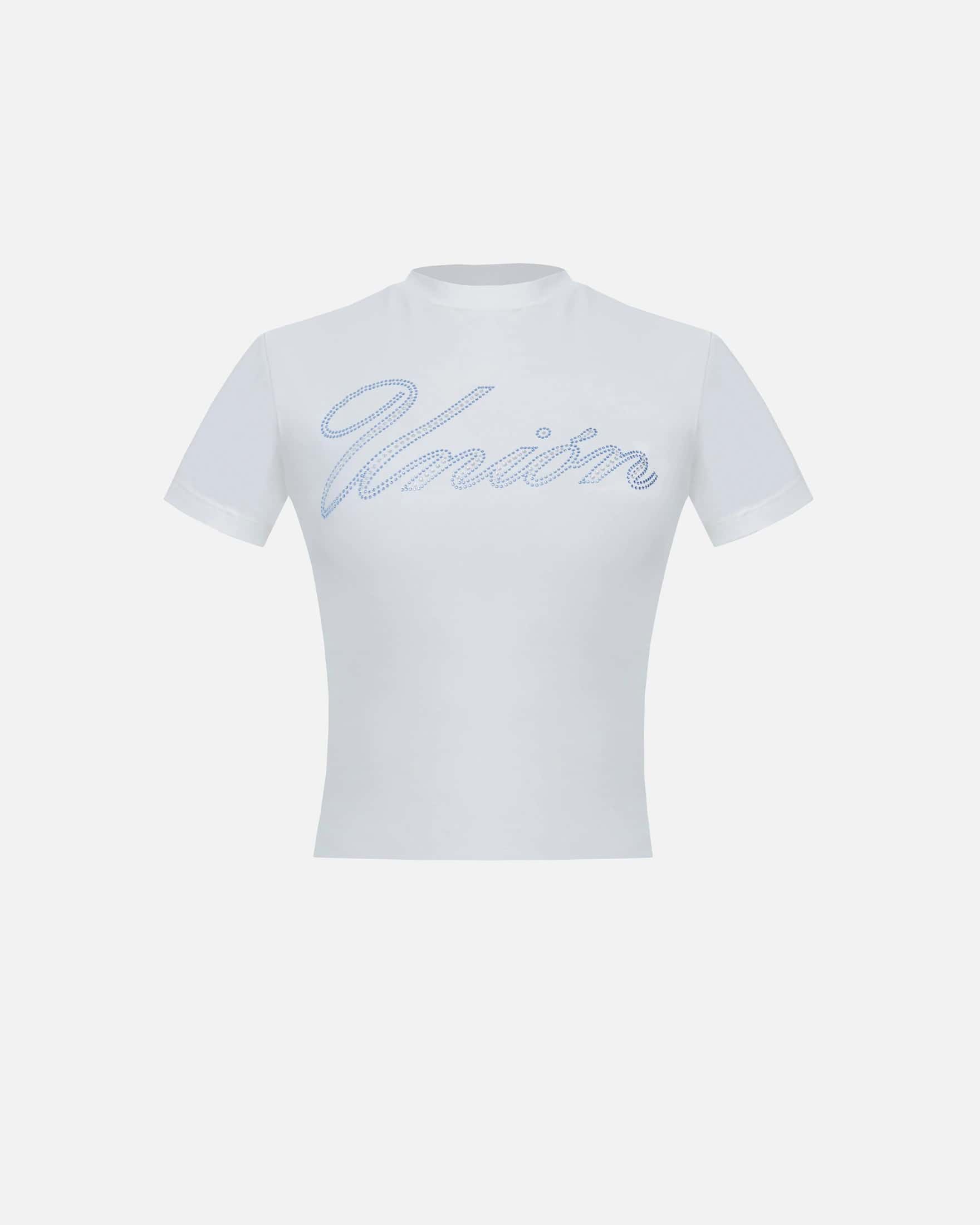 Santa Union "Unión" Long Baby Tee White