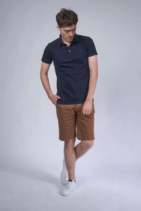 CAMISETA POLO AZUL - miniatura 2
