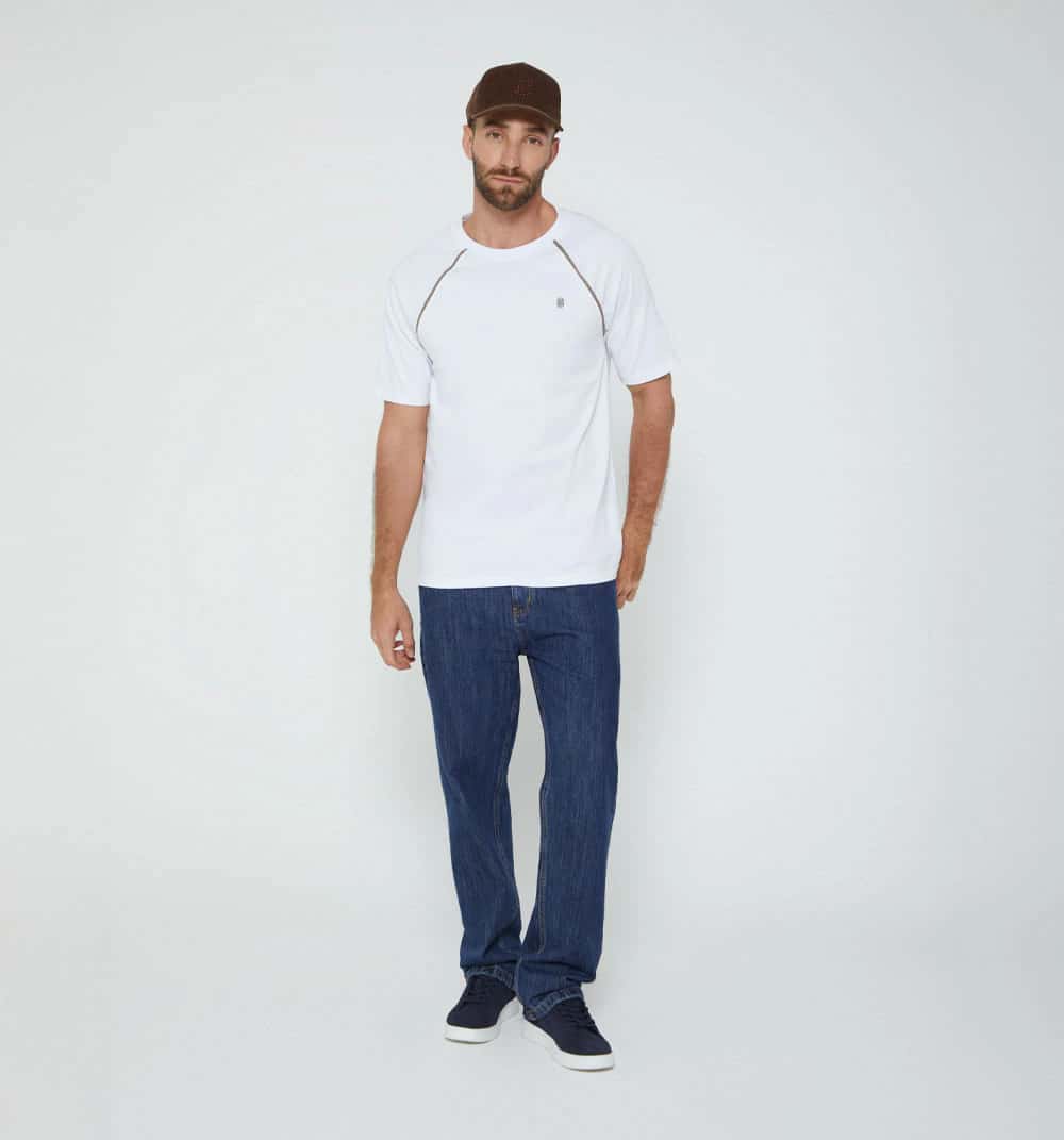 Camiseta para hombre manga rangla