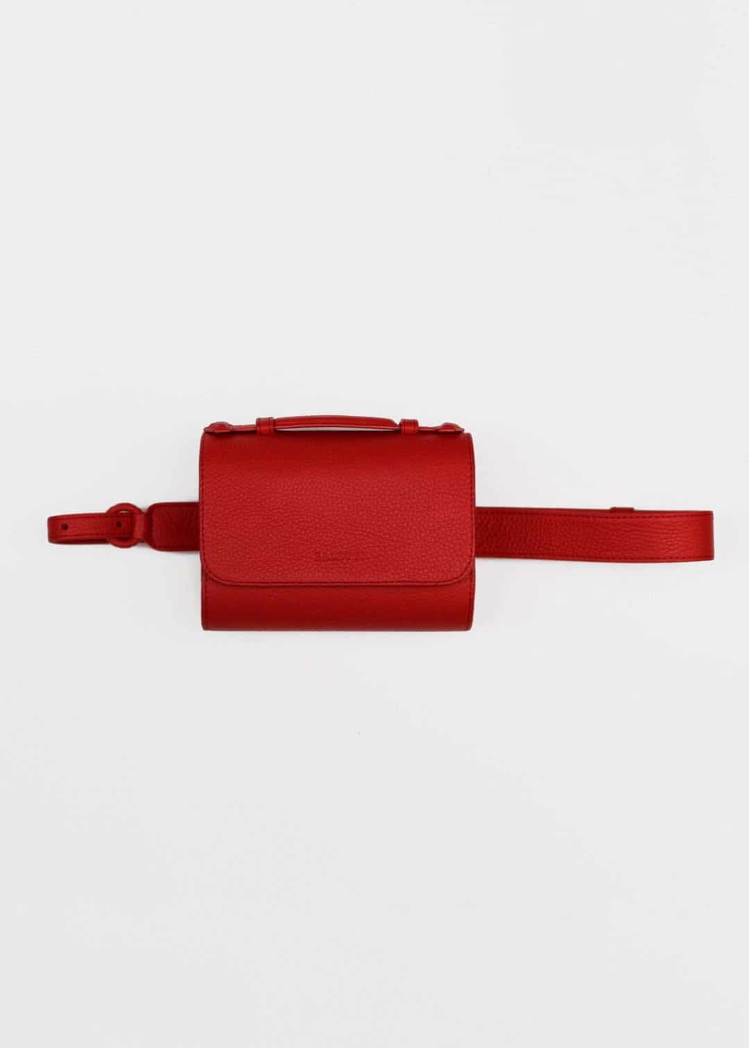 Canvas Belt bag - Bright Red (3 in 1 convertible)