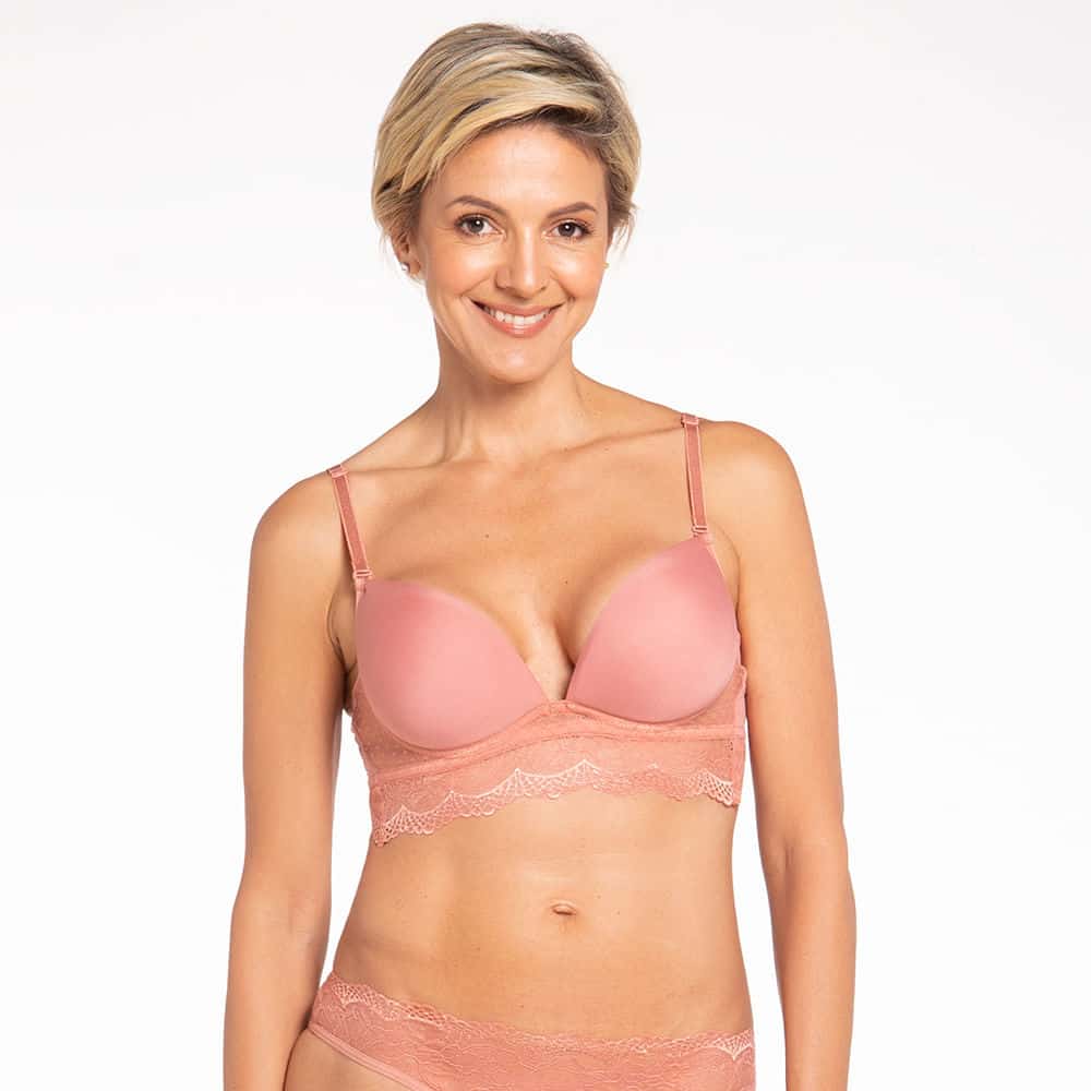 Brasier con tul y encaje