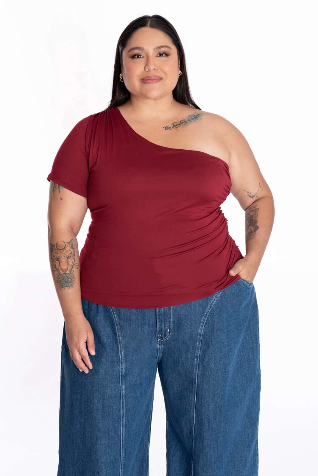 Blusa Mariana Vino Tinto