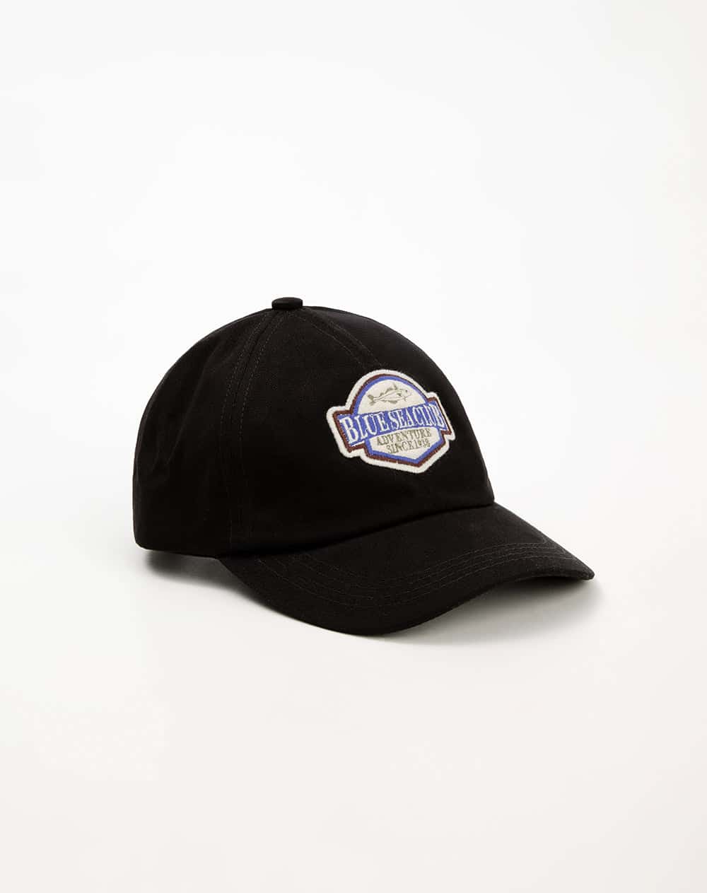 Gorra bordada negra unisex hombre