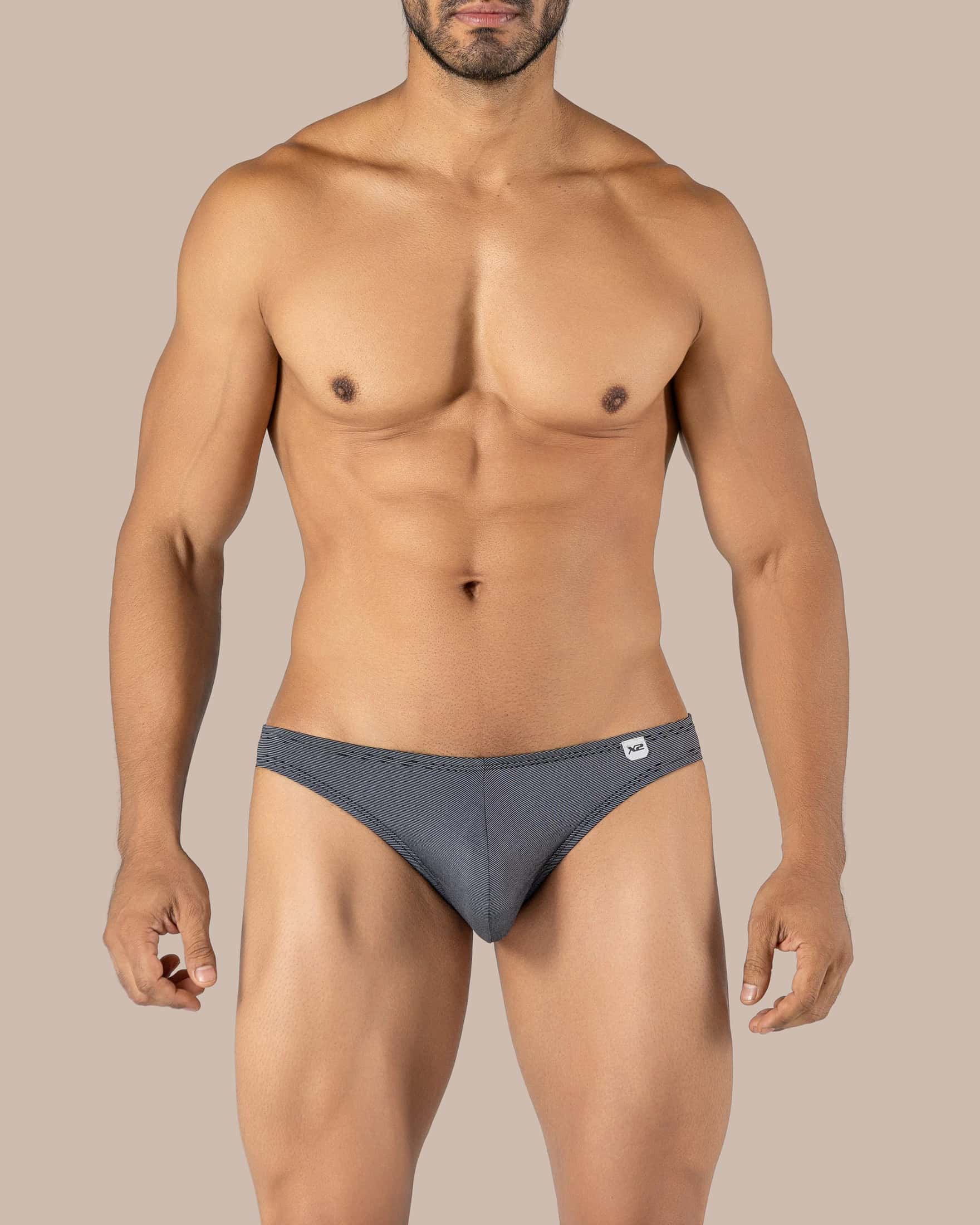 Bikini Tramonto Nylon Gris X2