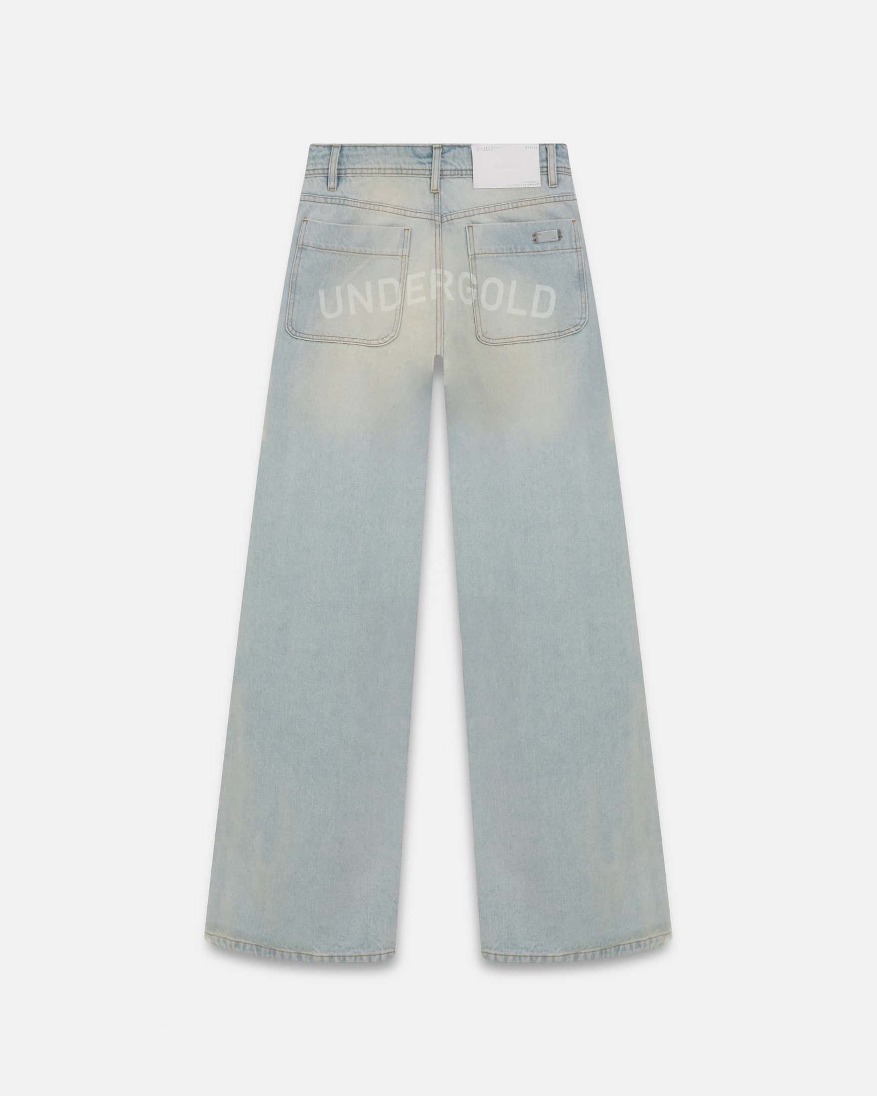 W Line Basic Wide Jeans Light Blue