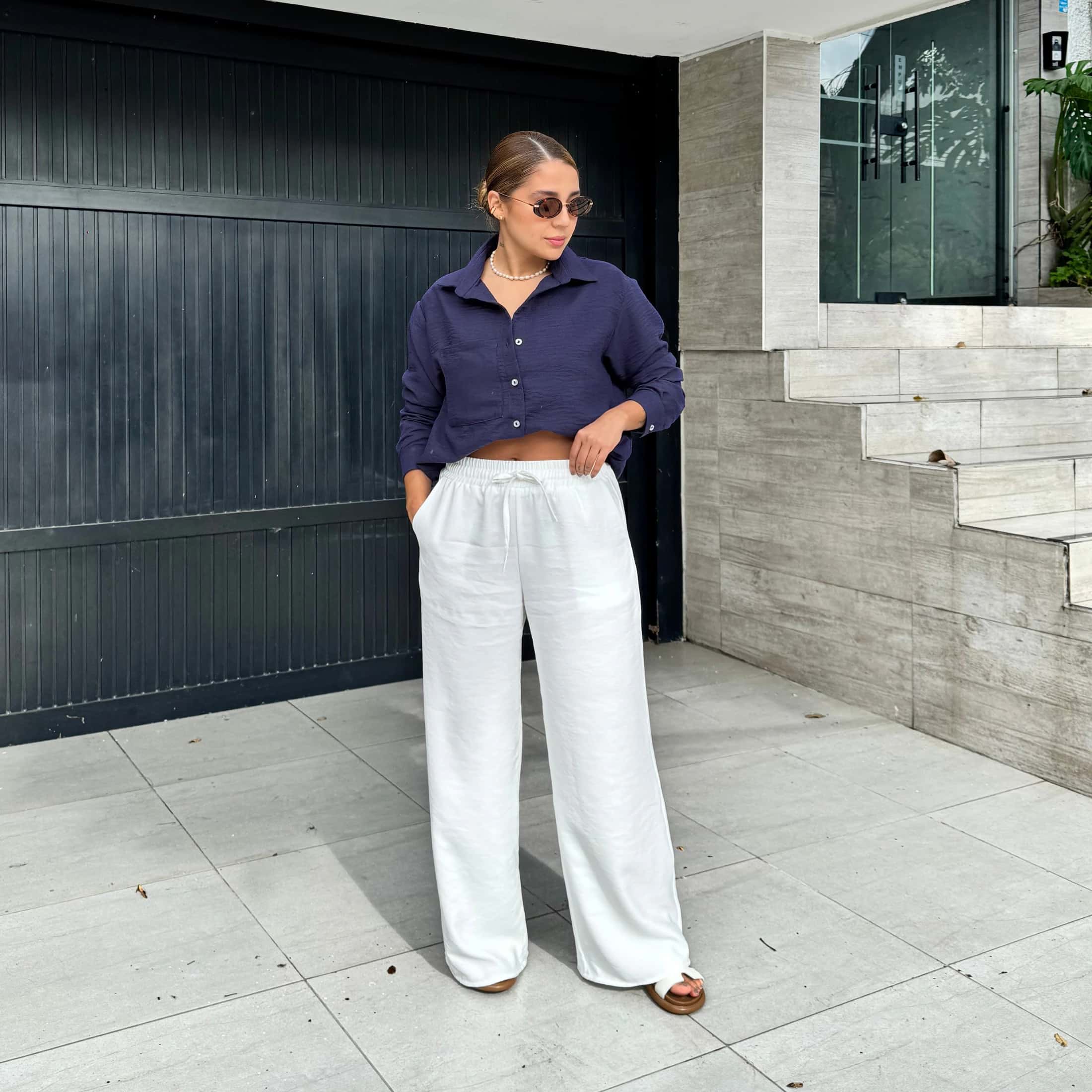 Pantalón Palma Marfil