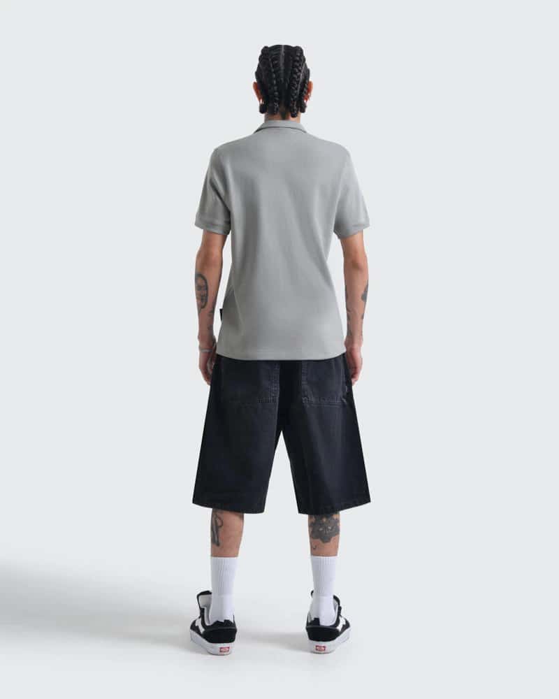 Polo Relaxed Fit Gris Cemento - miniatura 7