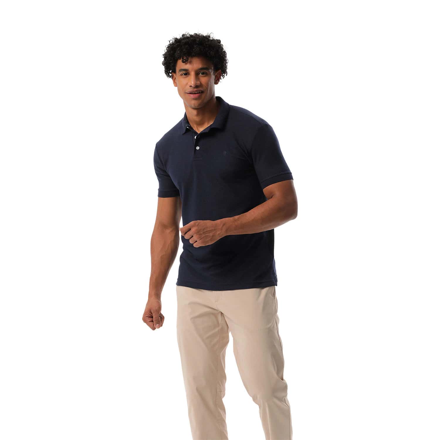 Camisa Polo para Hombre Basic Cad Azul