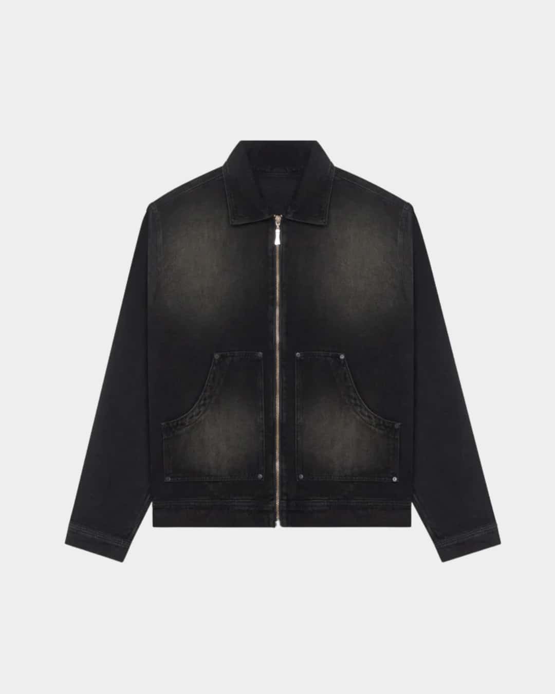 MONCLAIR WASHED BLACK BROWN JACKET
