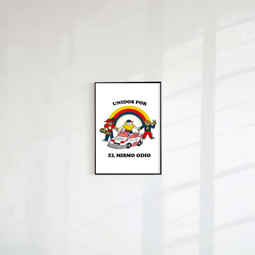 Postal Unidos por el mismo odio (Papel 75g)