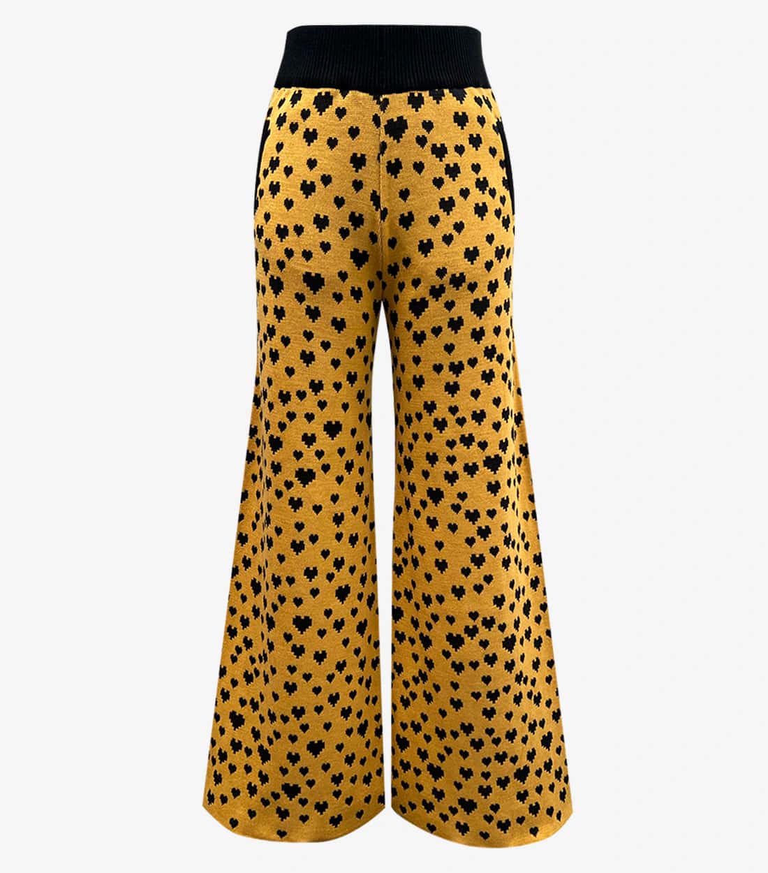 Pantalon CuoreBeat Mostaza Ancho. - miniatura 2