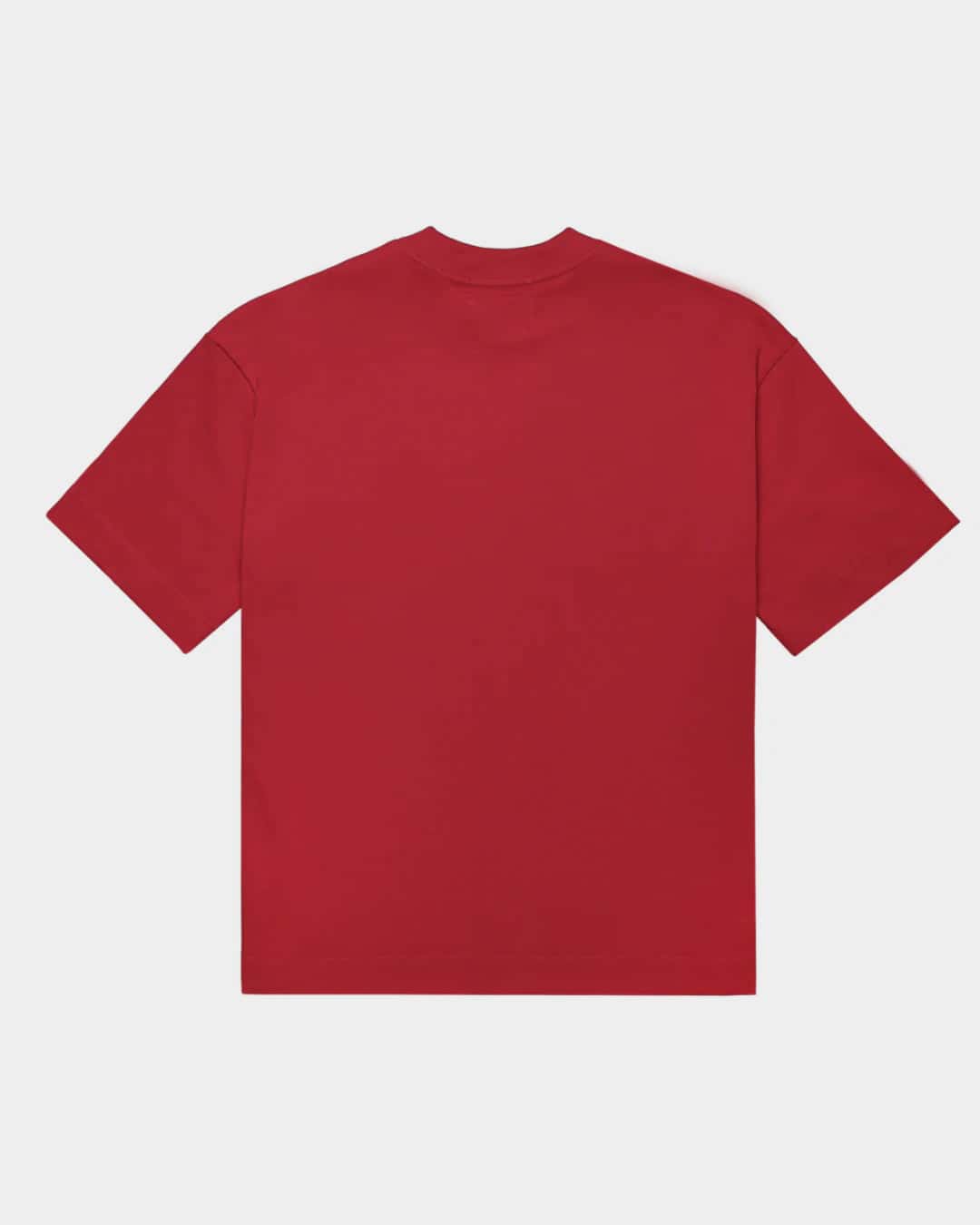 CENTER LOGO RED BOXY T-SHIRT - miniatura 3