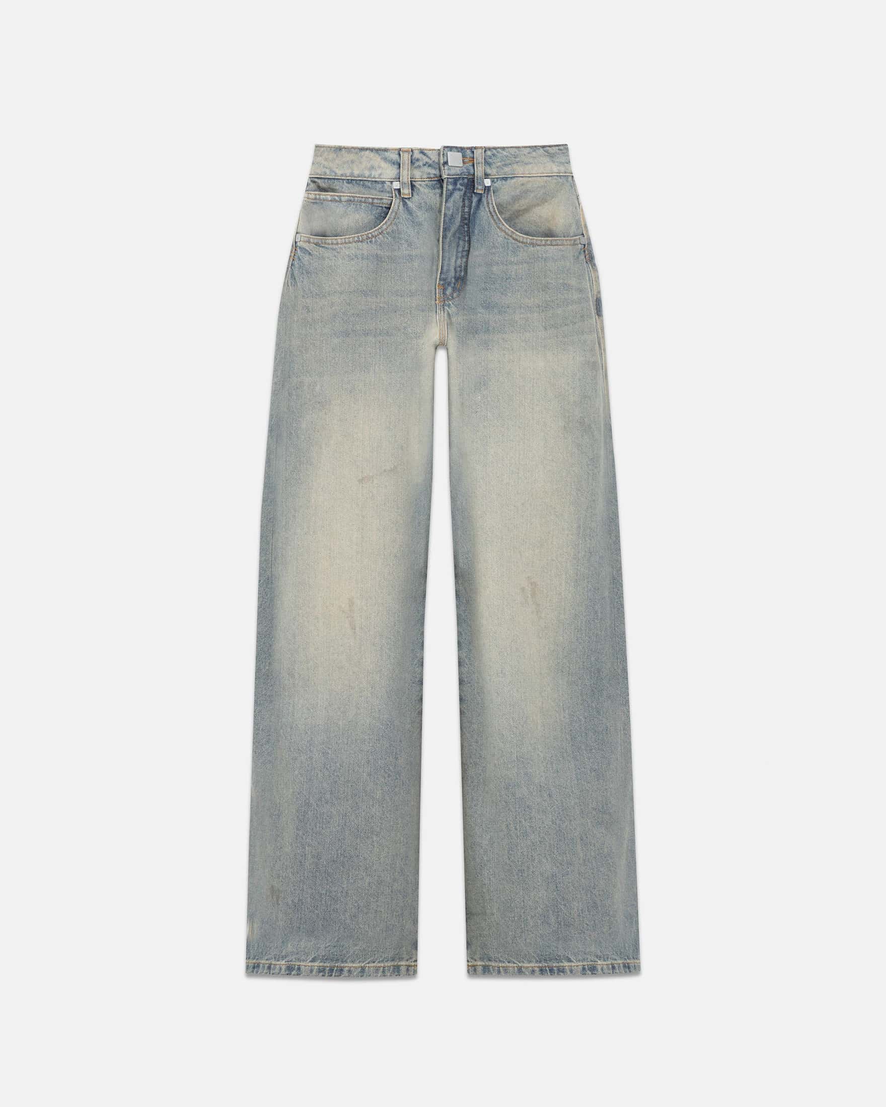 W Line Basic Wide Jeans Dirty Blue - miniatura 3
