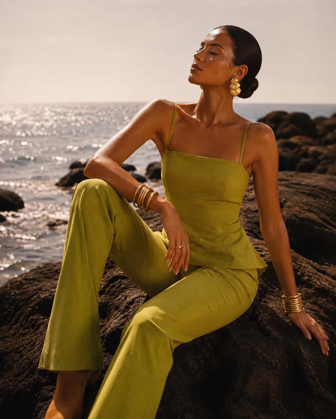 Blusa Balboa verde pistacho - miniatura 2
