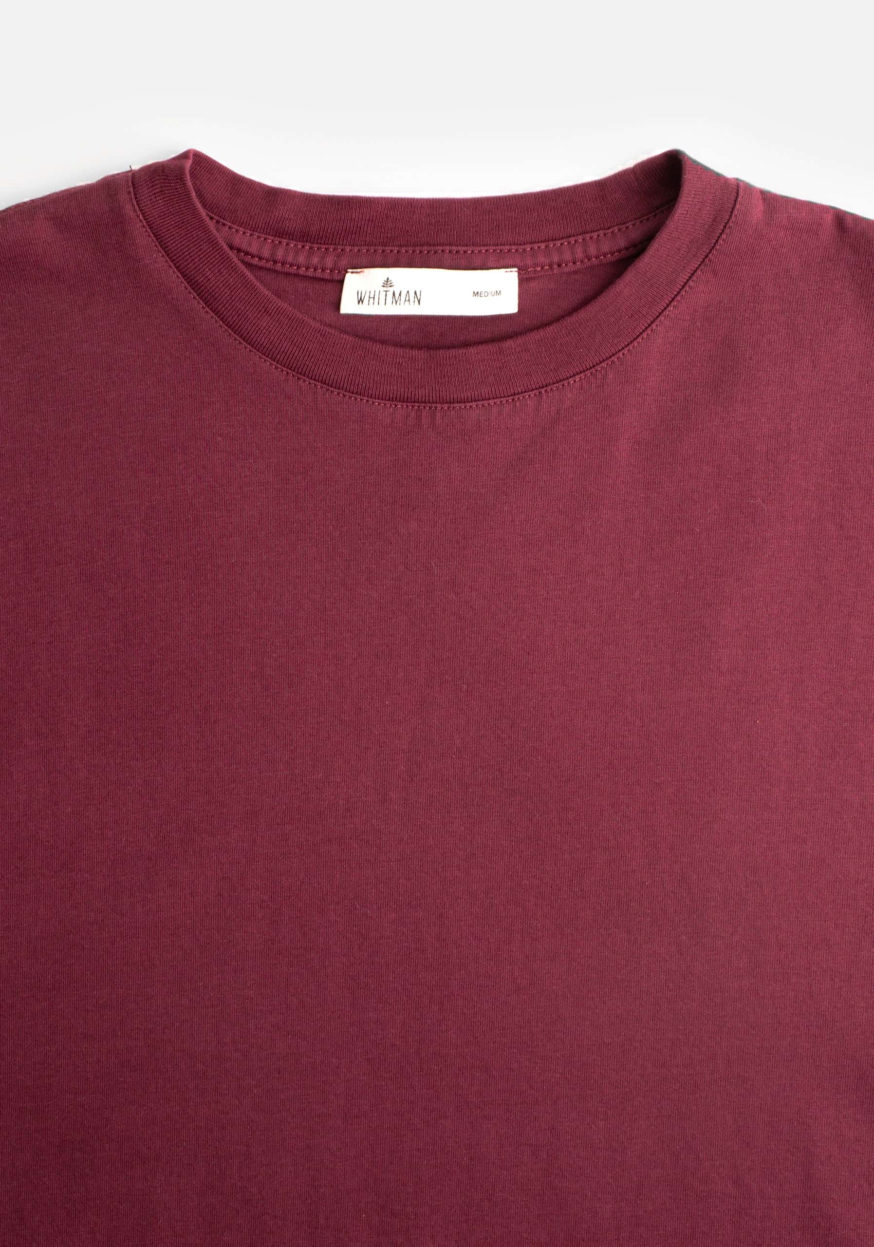 Camiseta H Unicolor APL Mar Vino Tinto - miniatura 2