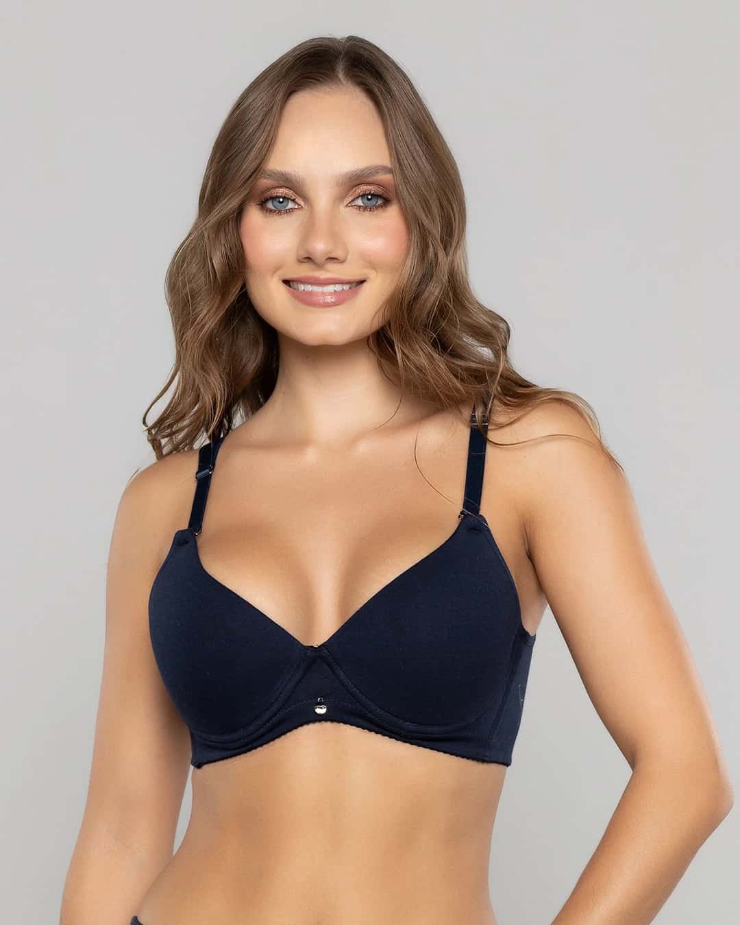 Brasier en algodón espalda estampada Ref. 418 - miniatura 2