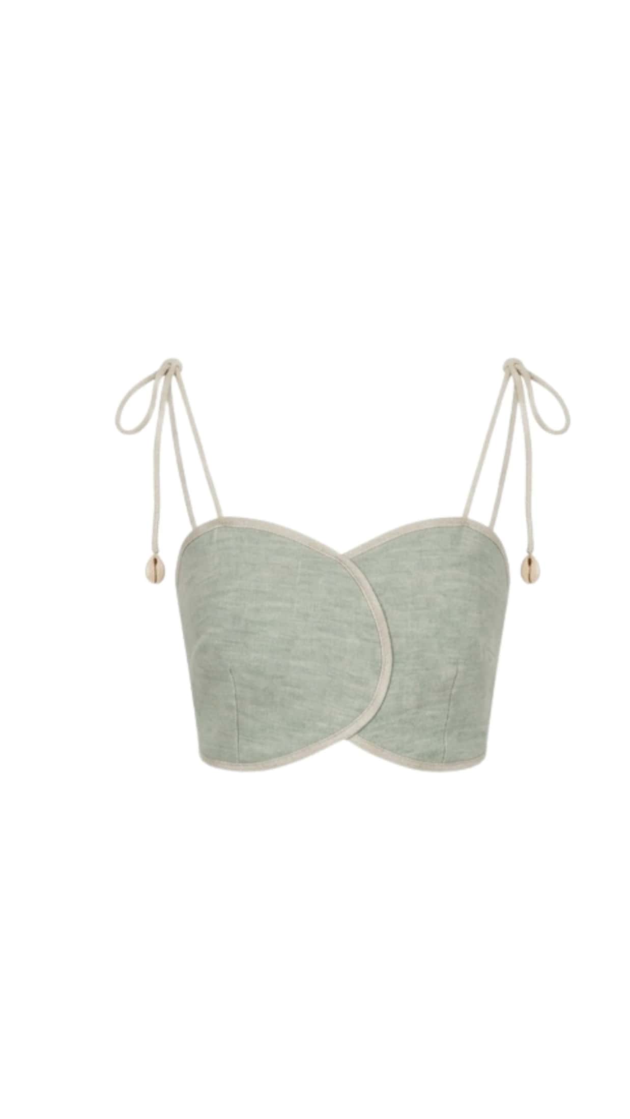 AVEIRO TOP SEAFOAM GREEN