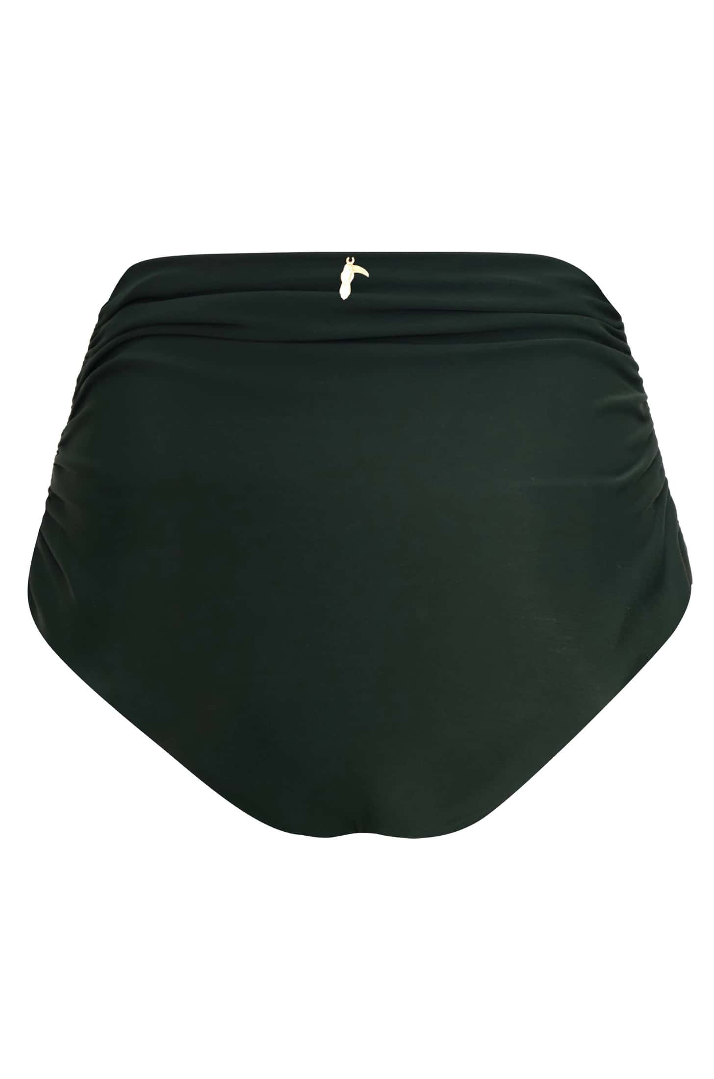 Victoria Embroidered Bottom / Dark Green - Ivory - miniatura 3