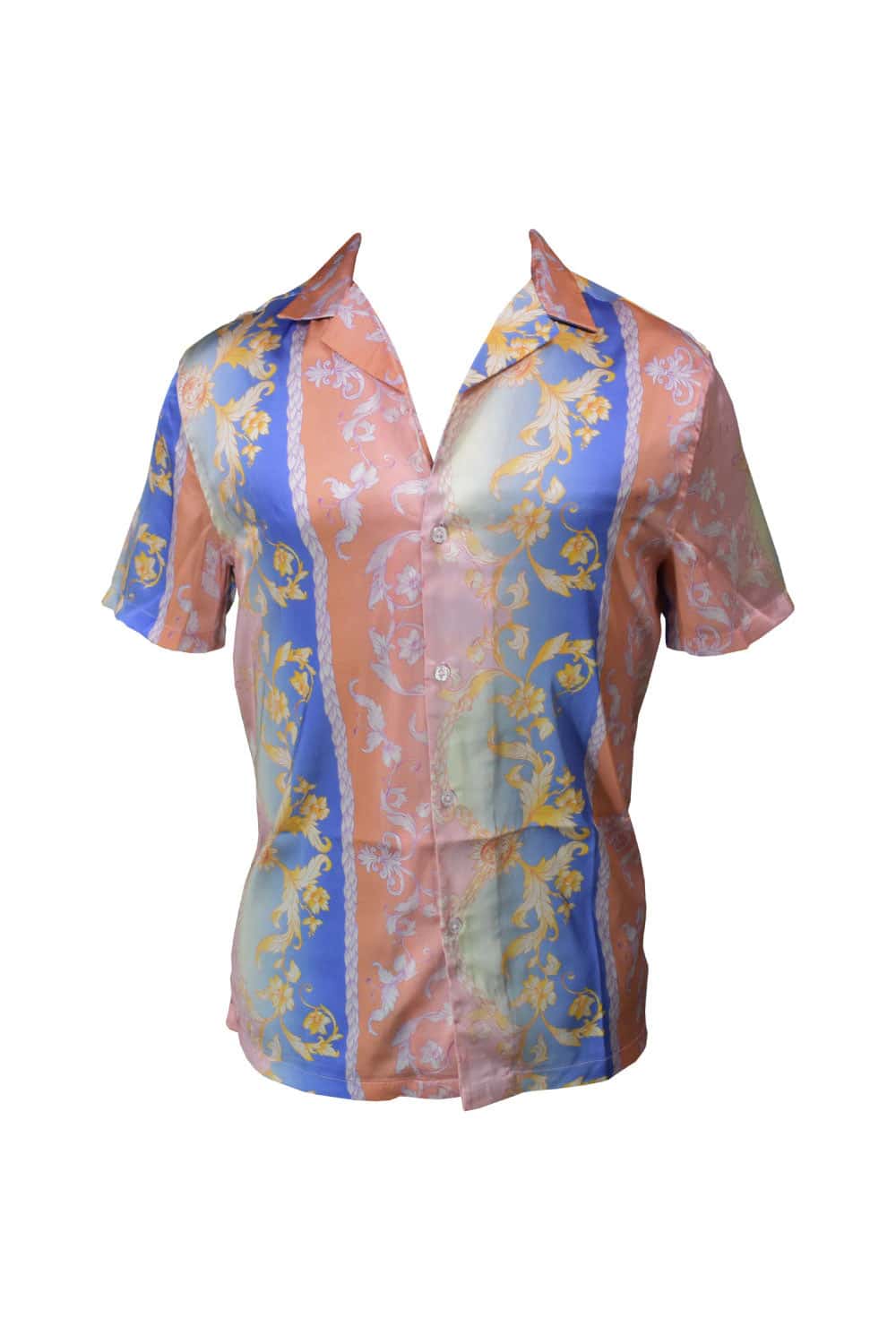 Gold Floral Button-up