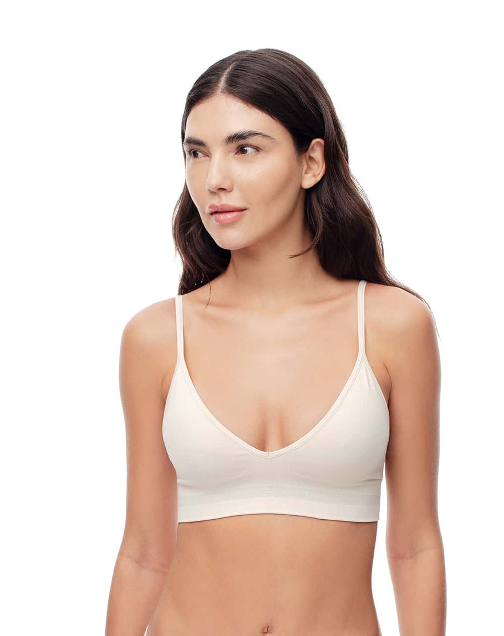 Top soporte medio seamles copas removibles ar a mujer