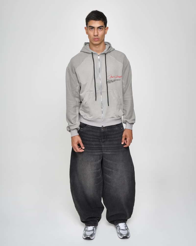 Hoodie Oversize Essential Dual Zip - miniatura 5