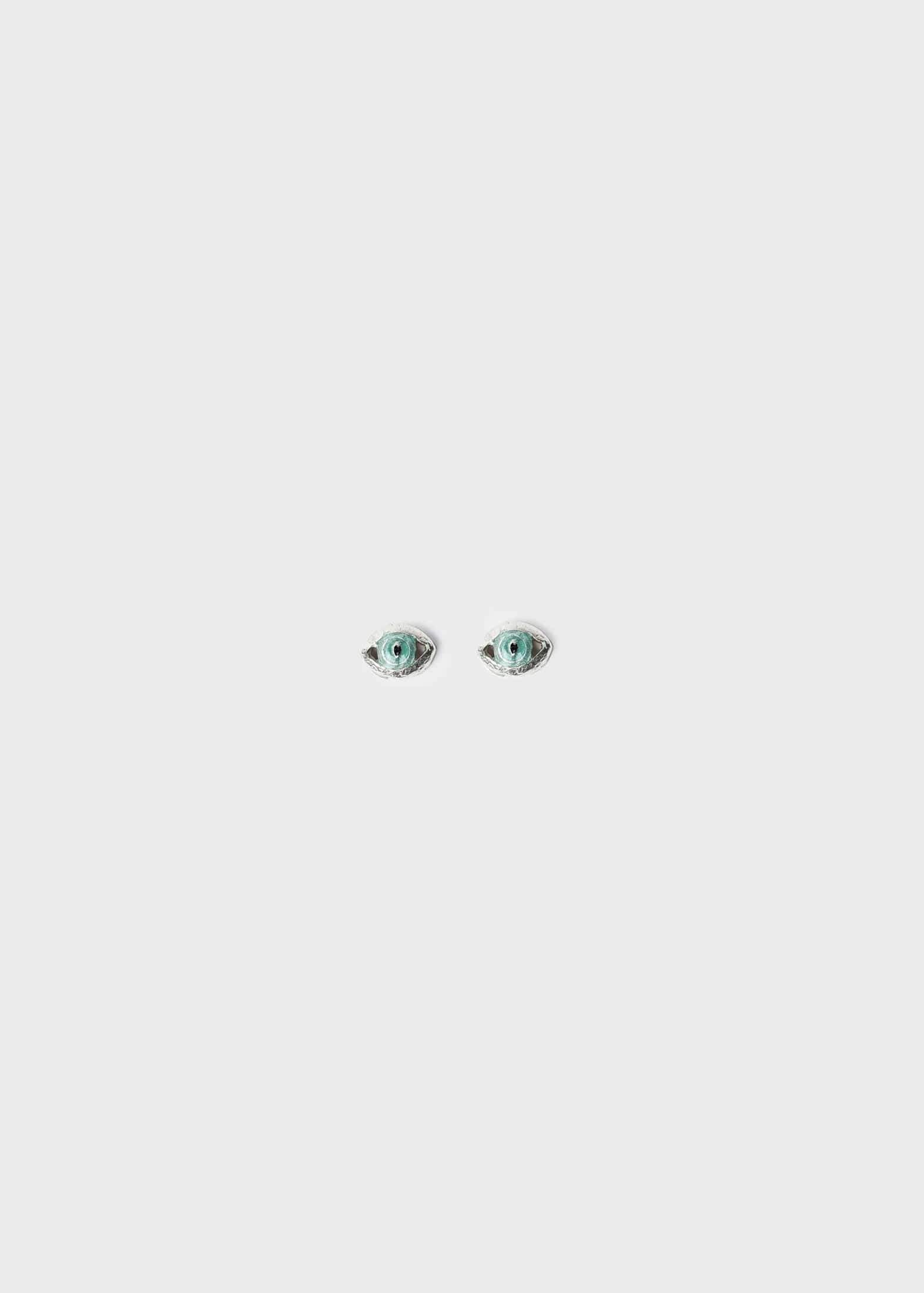 Aretes Cat Eye Micro Plata - miniatura 1