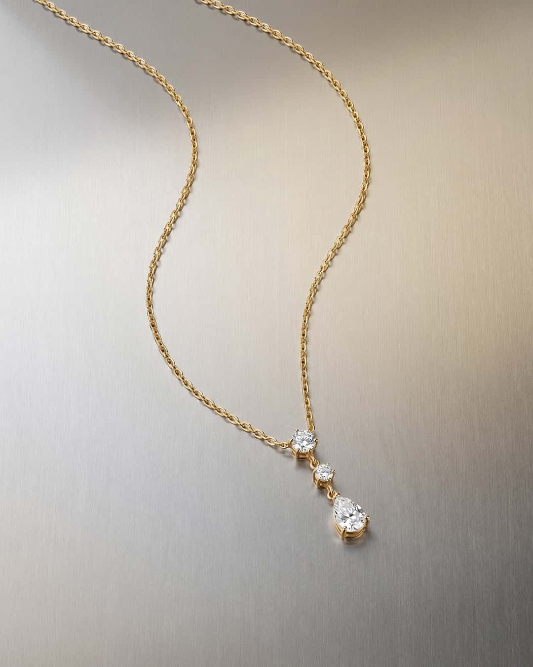 Collar 3 Cristales Gota