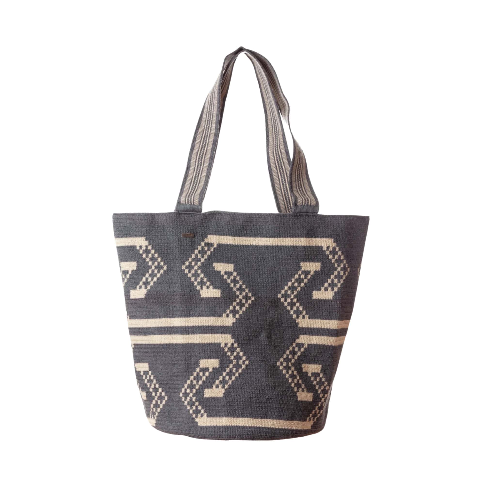 Maxi Bolso Wayuu Gris