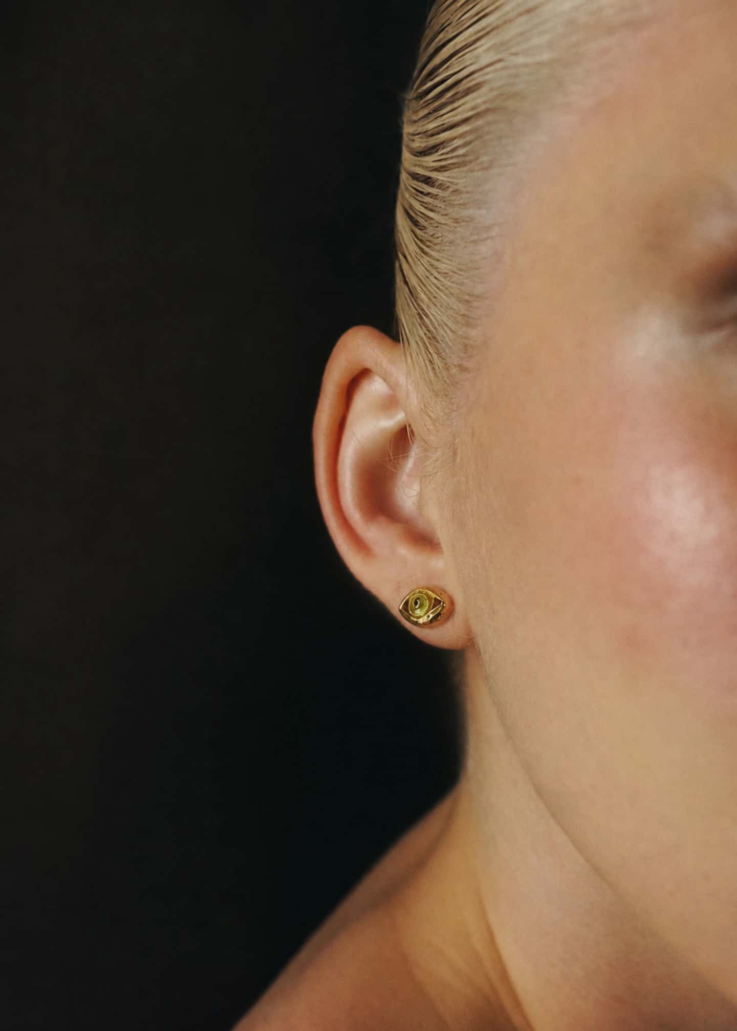 Aretes Cat Eye Micro - miniatura 2