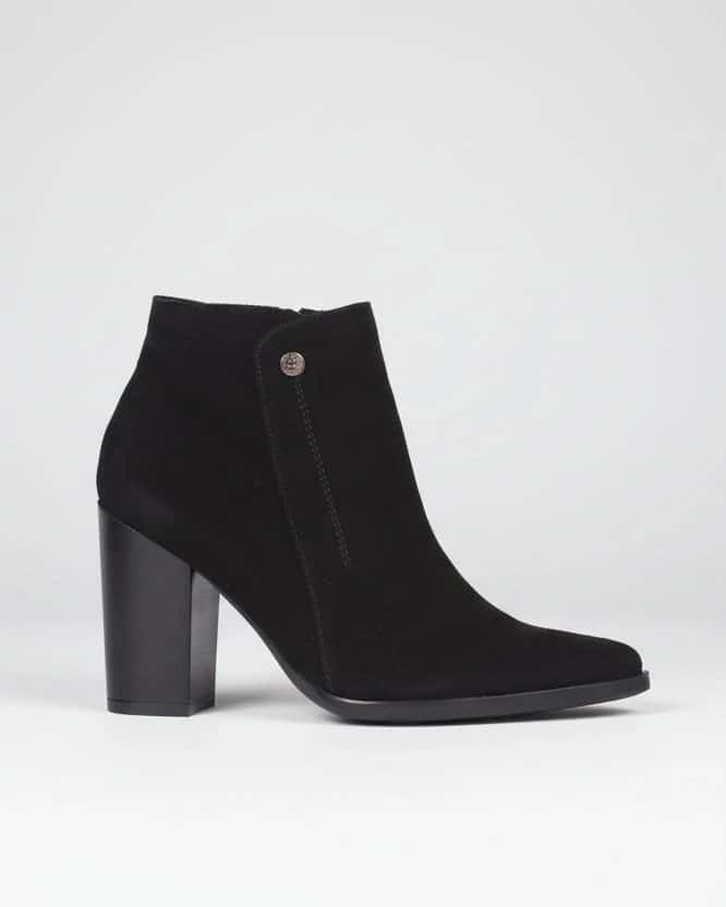Botin Malia Gamuza Negro