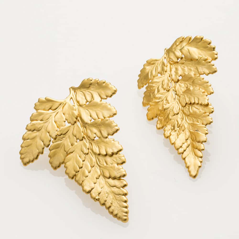 Lace Fern Studs