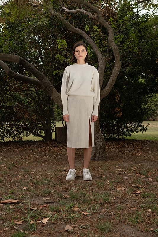 Recycled Wrap Skirt - miniatura 1