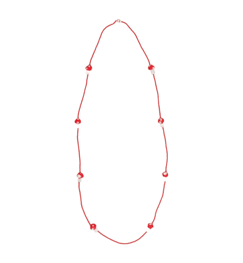 Collar Honguitos Rojos
