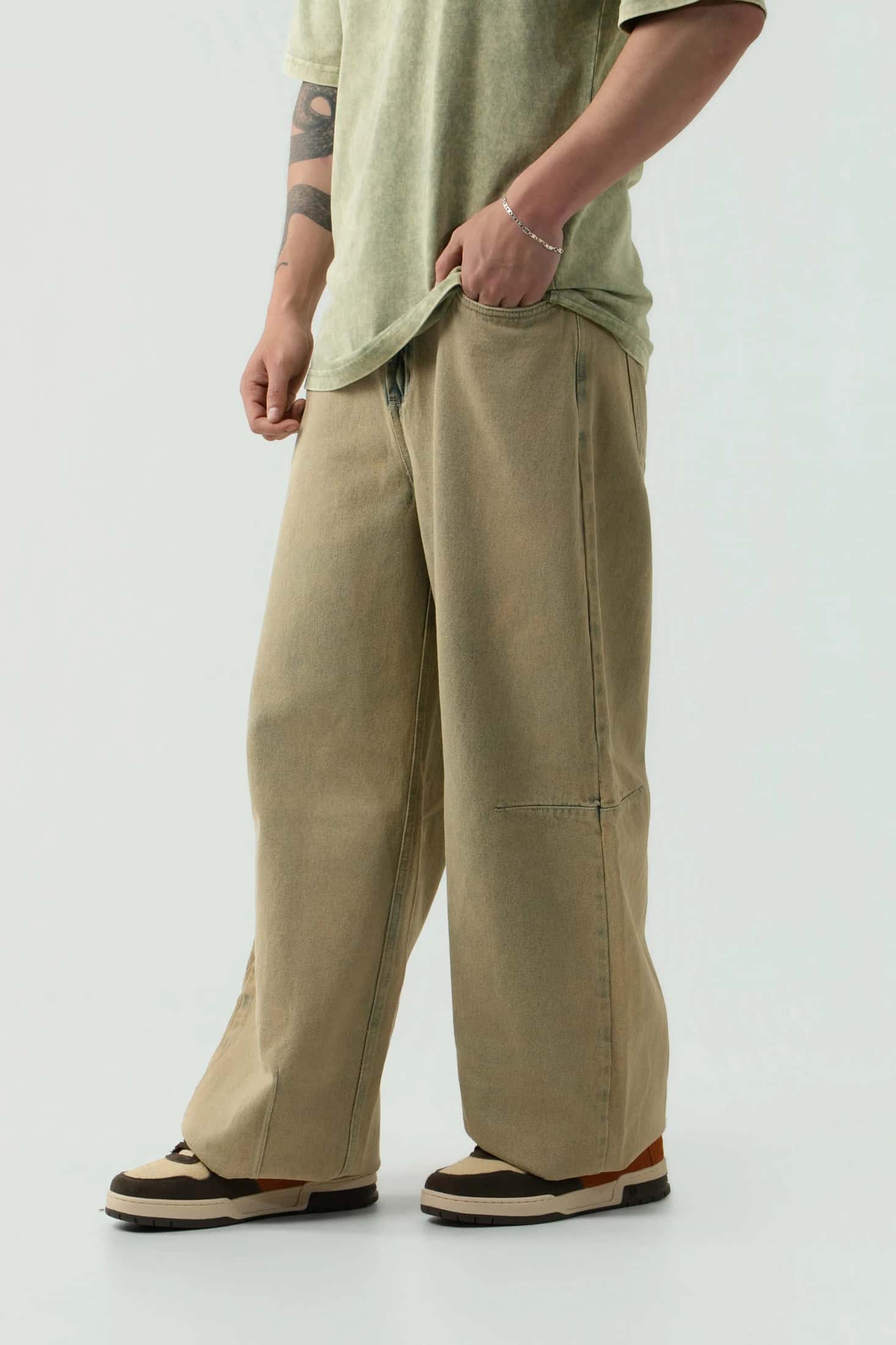 Jean QST Baggy Fit - Sand Beige - miniatura 6