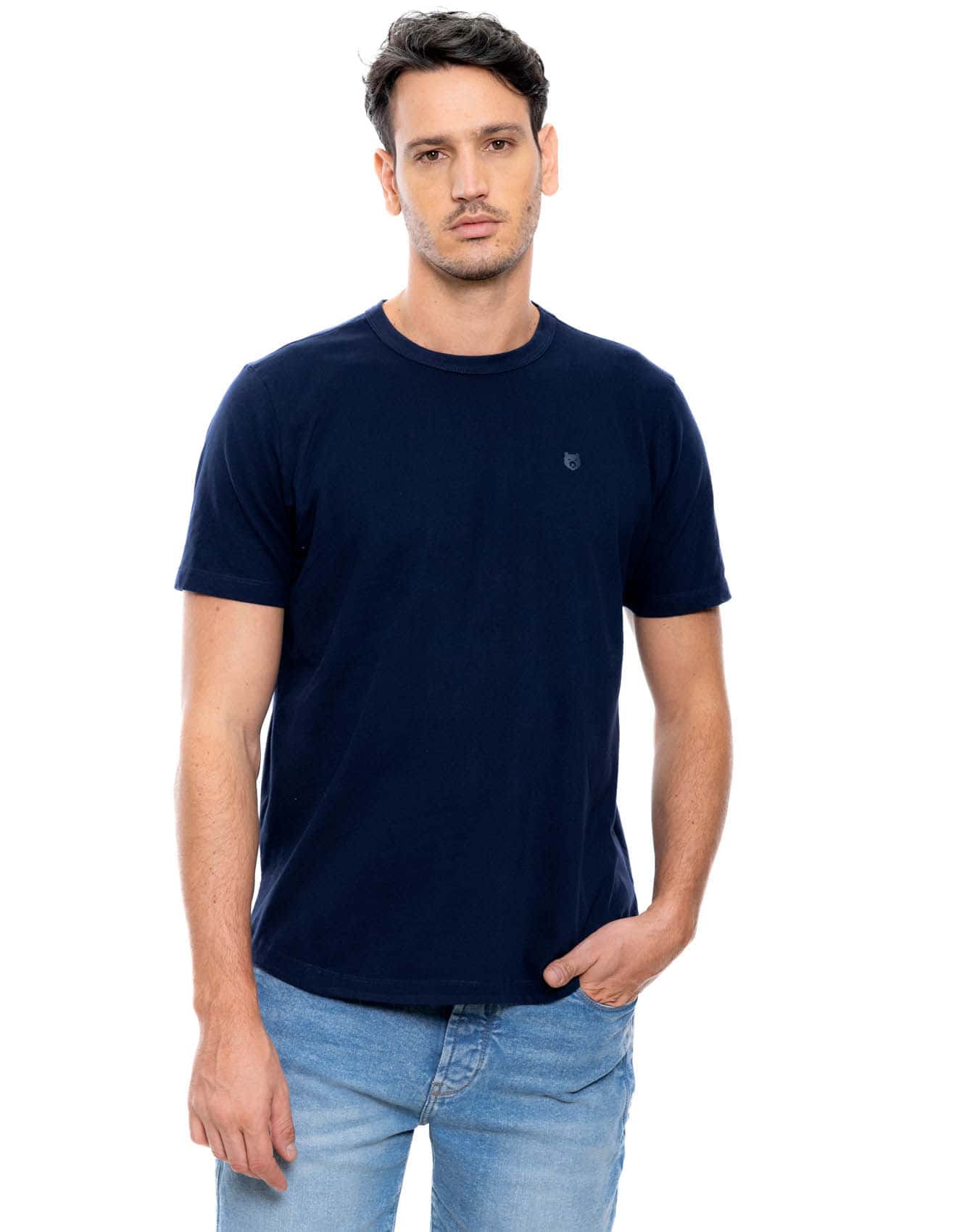 Camiseta Cuello Redondo Unicolor