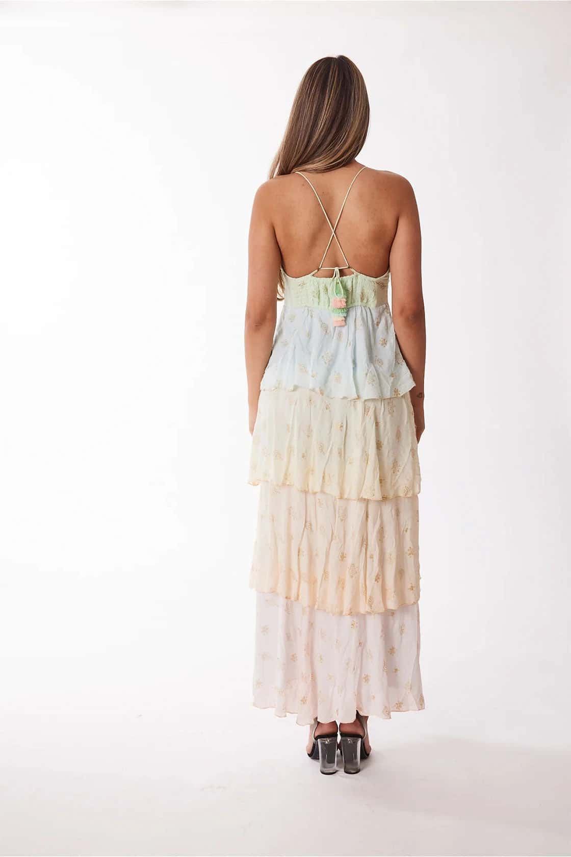 Pastel Ruffle Dress - miniatura 3